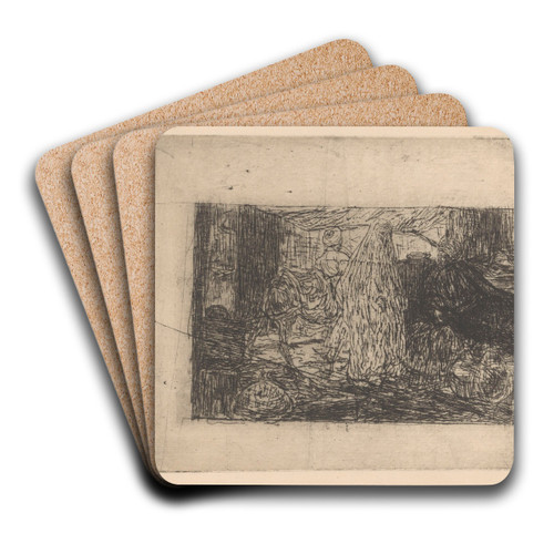 Winkel in Constantinopel by Marius Bauer Art Drink Coaster set