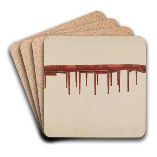 Dining Table by Harry Eisman Art Drink Coaster set
