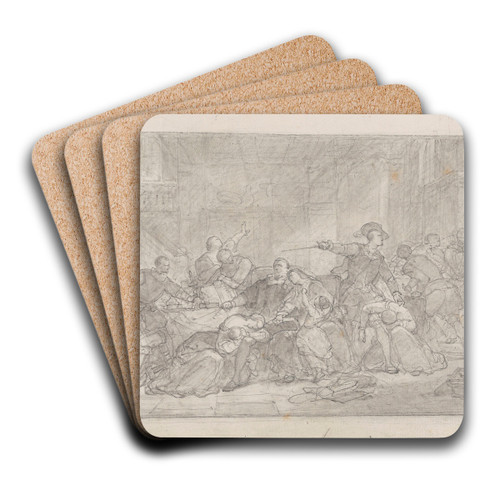 The Geuzen by Nicaise De Keyser Art Drink Coaster set