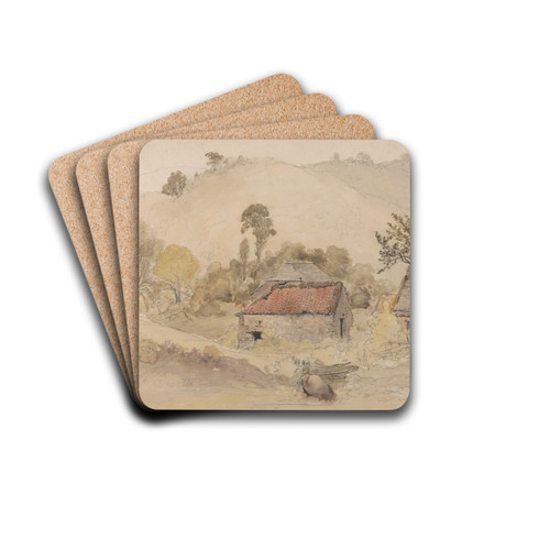 The Barns by Samuel Palmer Drink Coasters - set of 4