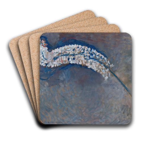 Foxtail Lily by Piet Mondrian Art Drink Coaster set Foxtail Lily by Piet Mondrian Art Drink Coaster set