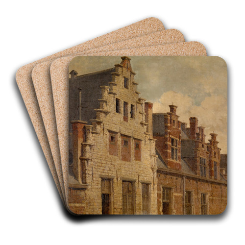 Hof van Liere by Henri Franois Schaefels Art Drink Coaster set Hof van Liere by Henri Franois Schaefels Art Drink Coaster set
