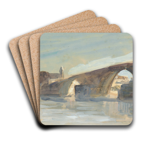 A Bridge by Hercules Brabazon Brabazon Art Drink Coaster set A Bridge by Hercules Brabazon Brabazon Art Drink Coaster set
