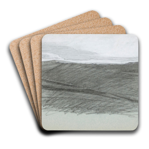 Maisemaharjoitelma by Magnus Enckell Art Drink Coaster set
