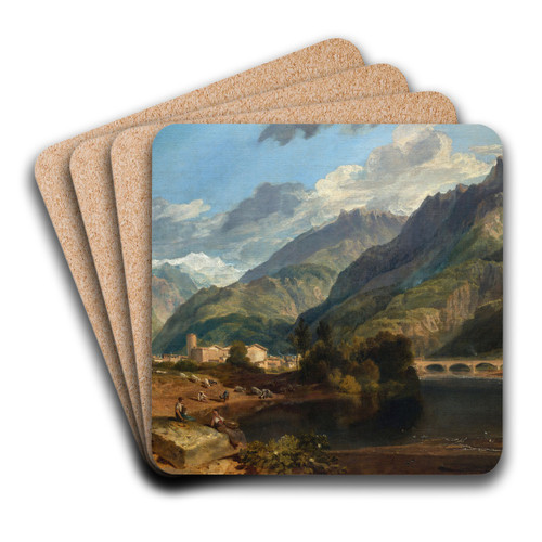 Bonneville, Savoy by Joseph Mallord William Turner Art Drink Coaster set