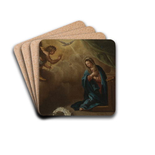 Verkndigung an Maria by Paolo de Matteis Drink Coasters - set of 4