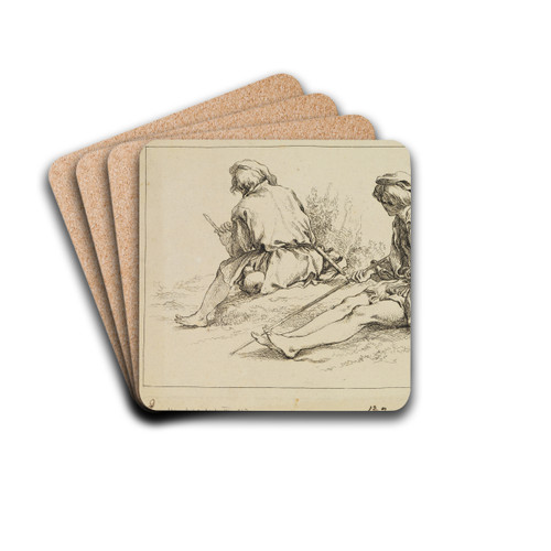 Figure studies by Franois Boucher Drink Coasters - set of 4
