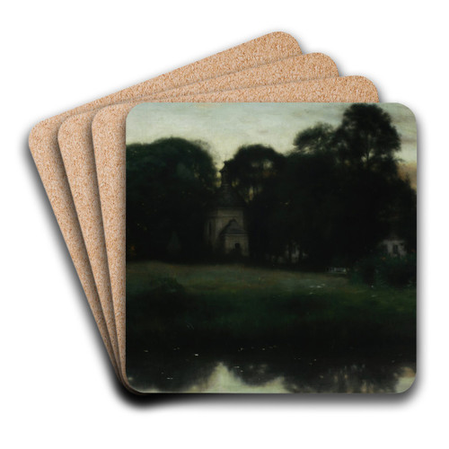 Park in Duboy by Jzef Pankiewicz Art Drink Coaster set