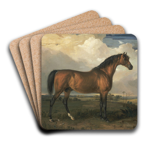 Eagle, a Celebrated Stallion by James Ward Art Drink Coaster set