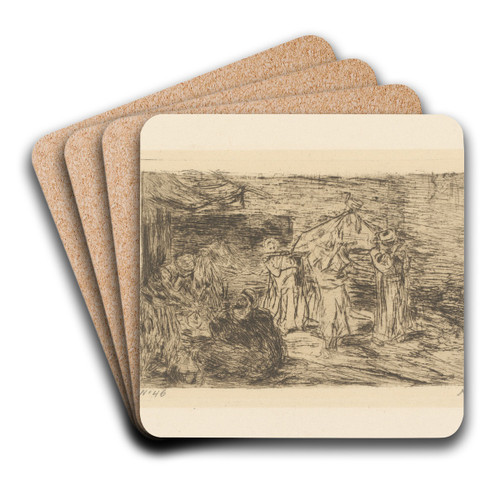 Ottomaanse begrafenis by Marius Bauer Art Drink Coaster set