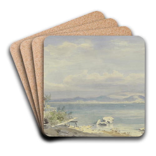 Frauenchiemsee by Friedrich Ernst Morgenstern Art Drink Coaster set