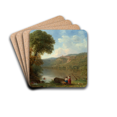 LakeNemi by George Inness Drink Coasters - set of 4