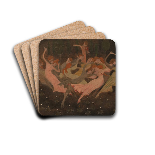 Dans by Ivar Arosenius Drink Coasters - set of 4