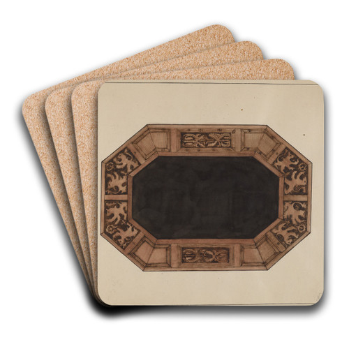 Top of Table by Nicholas Gorid Art Drink Coaster set