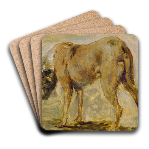 Braune Dogge by Johann Till the younger Art Drink Coaster set
