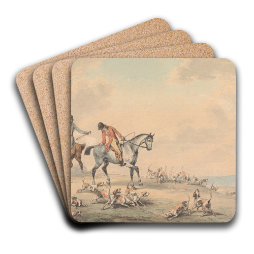 The Check by Samuel Howitt Art Drink Coaster set