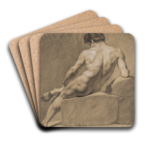 Untitled by Philipp Jakob Becker Art Drink Coaster set