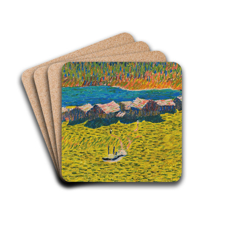 Capolago by Giovanni Giacometti Drink Coasters - set of 4