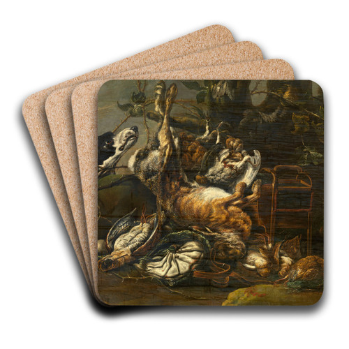 Still Life by Pieter Boel Art Drink Coaster set