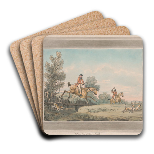 Full Cry by Samuel Howitt Art Drink Coaster set
