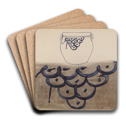 Crock by Yolande Delasser Art Drink Coaster set Crock by Yolande Delasser Art Drink Coaster set
