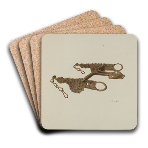Bit by Cornelius Christoffels Art Drink Coaster set