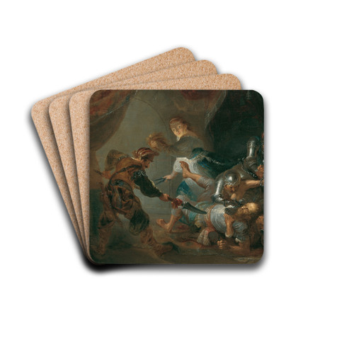 Die Blendung Simsons by Franz Anton Maulbertsch Drink Coasters - set of 4