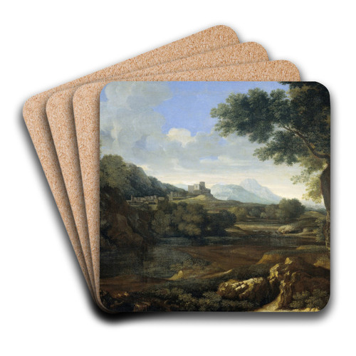 Landscape by Gaspard Dughet Art Drink Coaster set