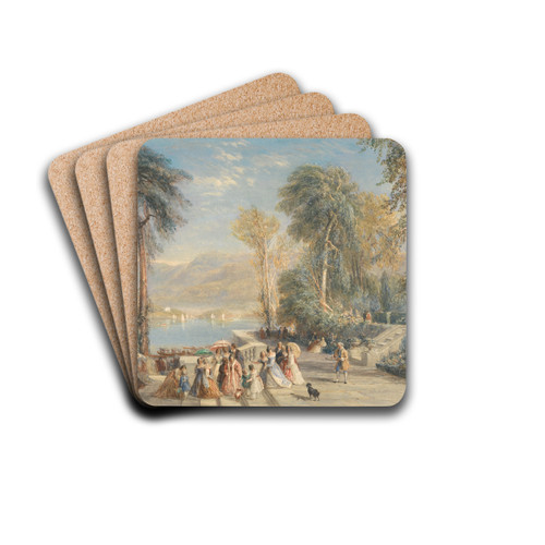 Windermere During the Regatta by David Cox Drink Coasters - set of 4