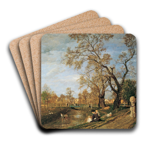 Frhling im Prater by Tina Blau Art Drink Coaster set