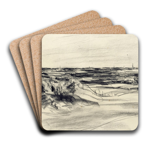 Landscape by Max Liebermann Art Drink Coaster set