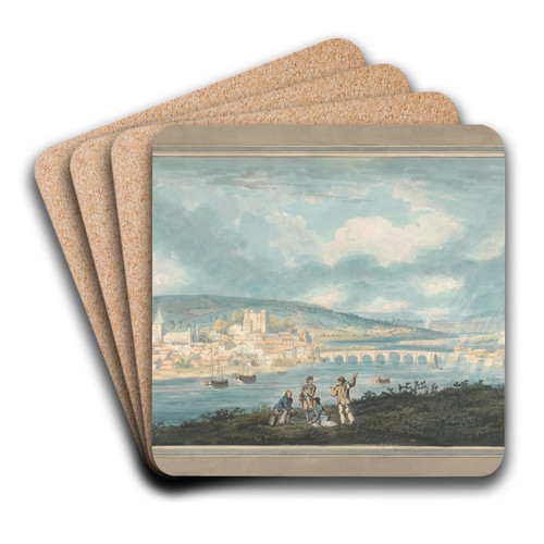Rochester, Kent; from the North by Thomas Girtin Art Drink Coaster set