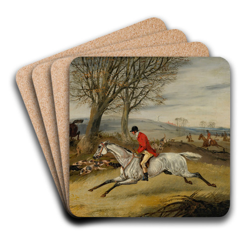 Full Cry by Henry Thomas Alken Art Drink Coaster set Full Cry by Henry Thomas Alken Art Drink Coaster set