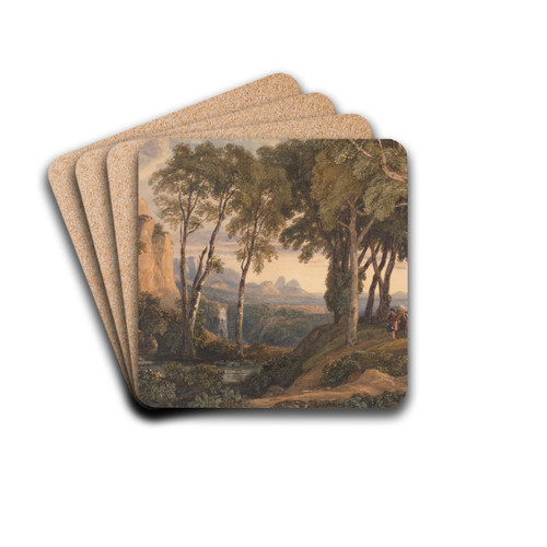 Classical Scene by Francis Oliver Finch Drink Coasters - set of 4