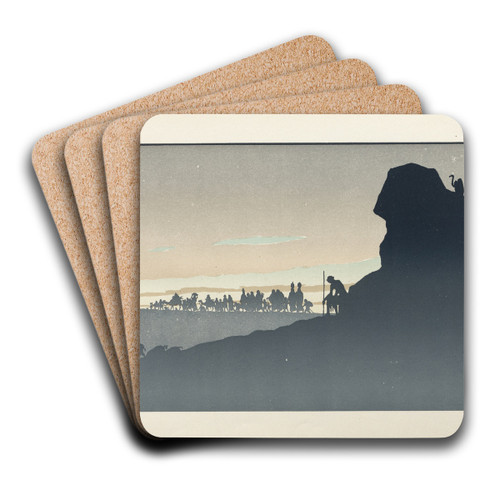 The Prodigal Son; Cinquime Tableau by Henri Rivire Art Drink Coaster set