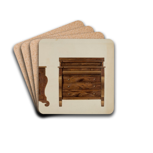 Dresser by Dana Bartlett Drink Coasters - set of 4