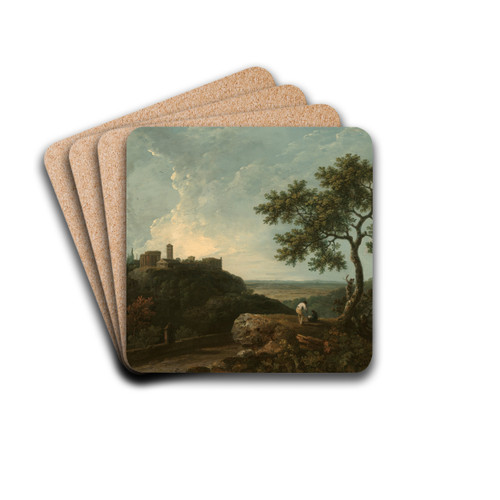 Tivoli- The Temple of the Sybil and the Campagna by Richard Wilson Drink Coasters - set of 4