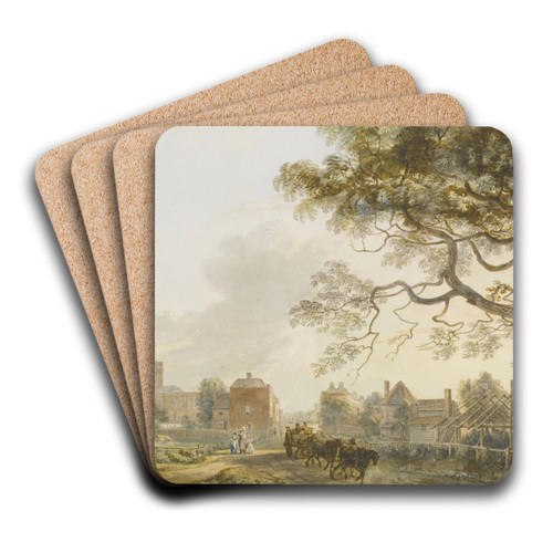 Woolwich by Paul Sandby Art Drink Coaster set
