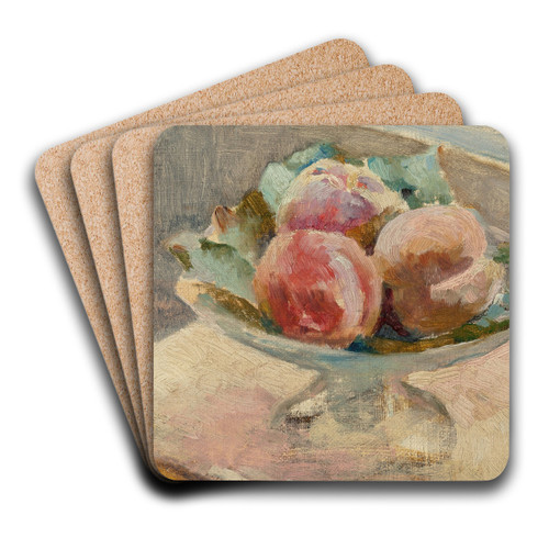 Le compotier de pches (Bowl of peaches) by douard Vuillard Art Drink Coaster set