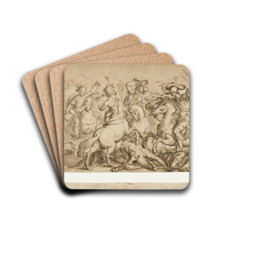 Battle of the Lapiths and Centaurs by Antonio Tempesta Drink Coasters - set of 4 Battle of the Lapiths and Centaurs by Antonio Tempesta Drink Coasters - set of 4