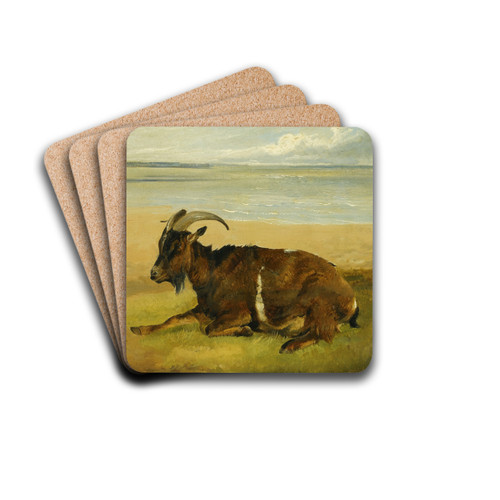 The Lone Mourner by Thomas Sidney Cooper Drink Coasters - set of 4