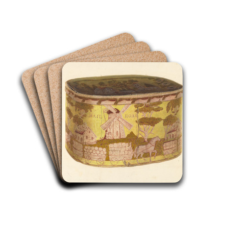 Bandbox by Walter Doran Drink Coasters - set of 4 Bandbox by Walter Doran Drink Coasters - set of 4