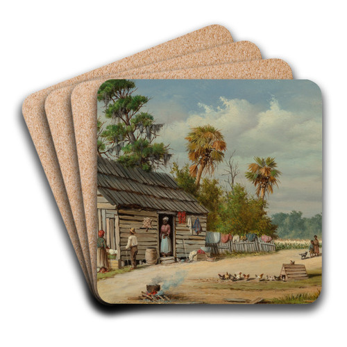 Cabin by William Aiken Walker Art Drink Coaster set