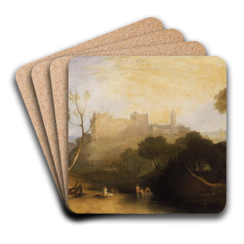 Linlithgow Palace by Joseph Mallord William Turner Art Drink Coaster set