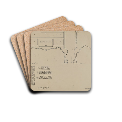 Highboy by American 20th Century Drink Coasters - set of 4