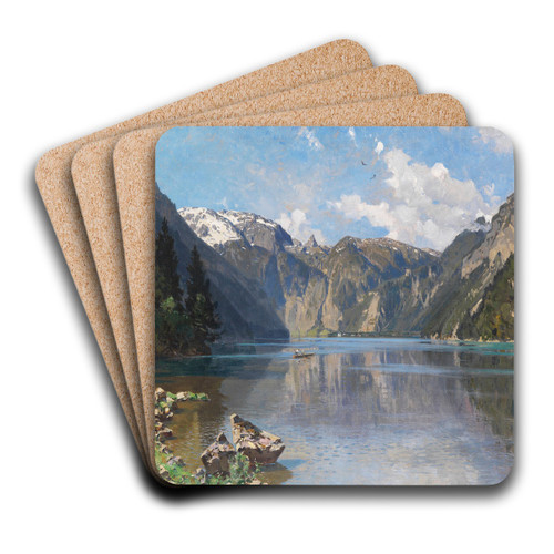 Der Knigssee by Otto Strtzel Art Drink Coaster set