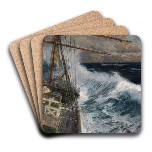 Auf hoher See by Michael Zeno Diemer Art Drink Coaster set Auf hoher See by Michael Zeno Diemer Art Drink Coaster set