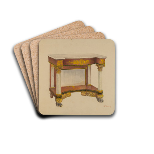 Console Table by Susan Rothenberg Drink Coasters - set of 4
