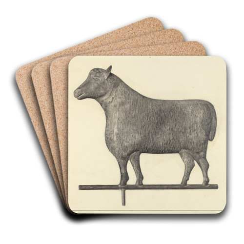 Weather Vane by Herman Bader Art Drink Coaster set Weather Vane by Herman Bader Art Drink Coaster set