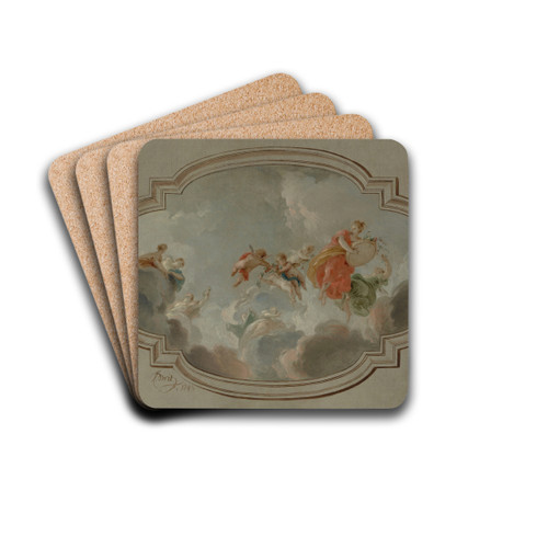 Flora and Zephyr by Jacob de Wit Drink Coasters - set of 4